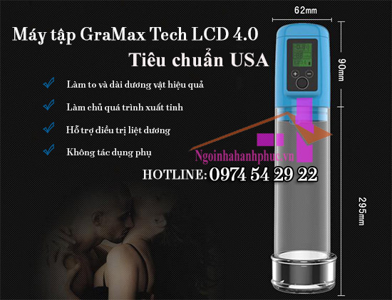 máy tập GraMax Tech LCD V4.0
